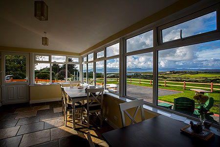 Dining room with a view